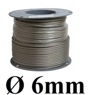 Cáp inox 304 6li chất liệu thép không gỉ, không nhiễm từ cáp thép giá sỉ thái bình vina