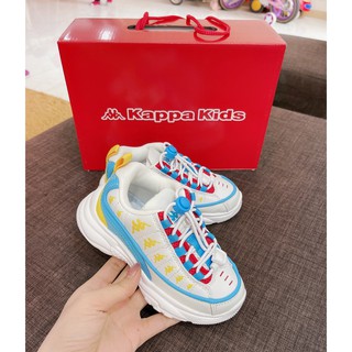 Giày KAPPA trắng phối xanh vàng cho bé