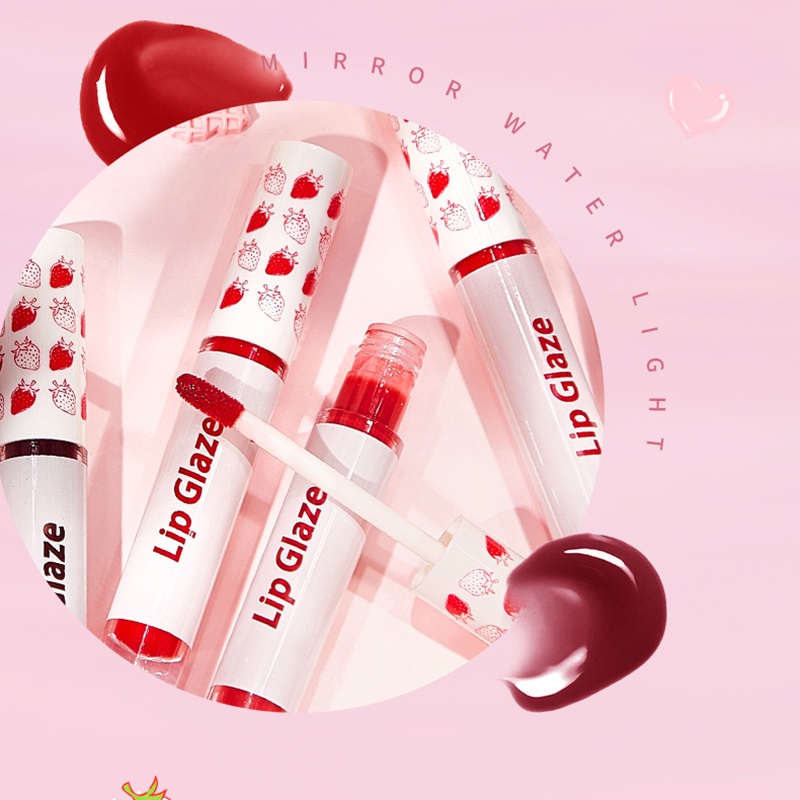 Son Môi Dưỡng Ẩm Lâu Trôi Màu Nhung Lì Hình Quả Dâu Tây JP5