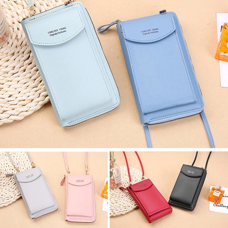 Yogodlns Túi Da pu Đeo Chéo mini Đựng Điện Thoại Chất Lượng Cao Thời Trang Cho Nữ