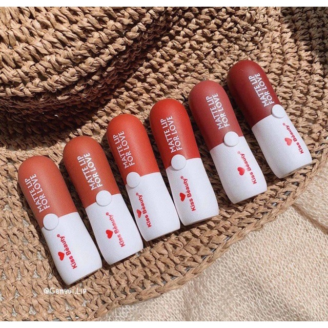 Bộ Trang Điểm 5 Món KissBeauty Đón Tết,Đầy Đủ Các Món Makeup Cho Nàng Xinh Hơn,Từ Son,Phấn Mắt Đến Cọ Đều Có Hết Nè.