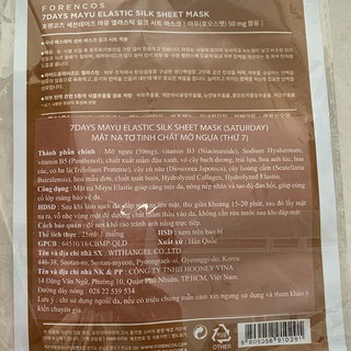 Mặt nạ 7 Days Mask Hàn Quốc