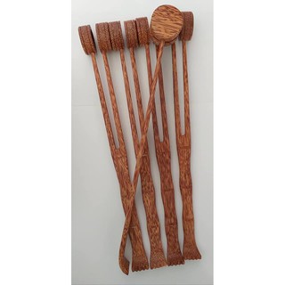 CÂY ĐẤM LƯNG GỖ DỪA (40CM)