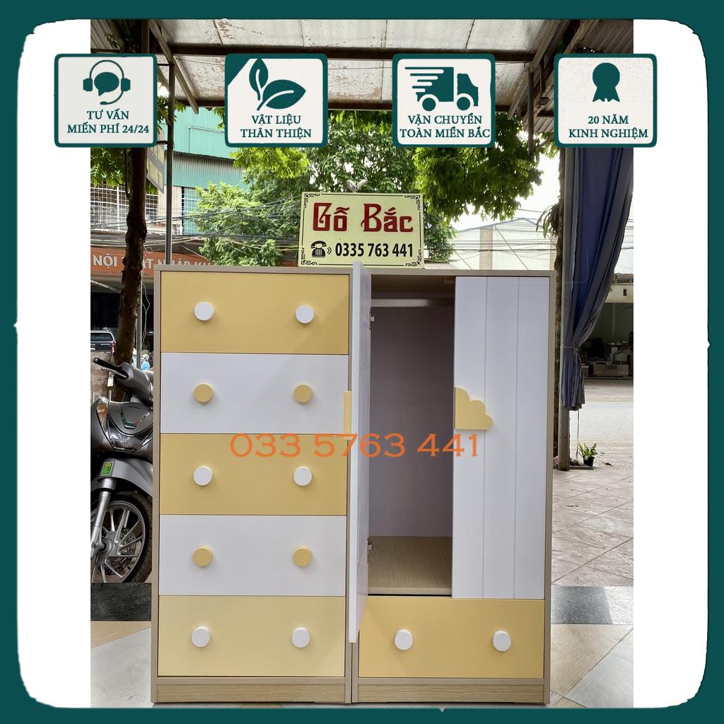 Tủ trẻ em kích thước tùy chọn phù hợp mọi không gian, inbox shop chọn màu nhé ạ