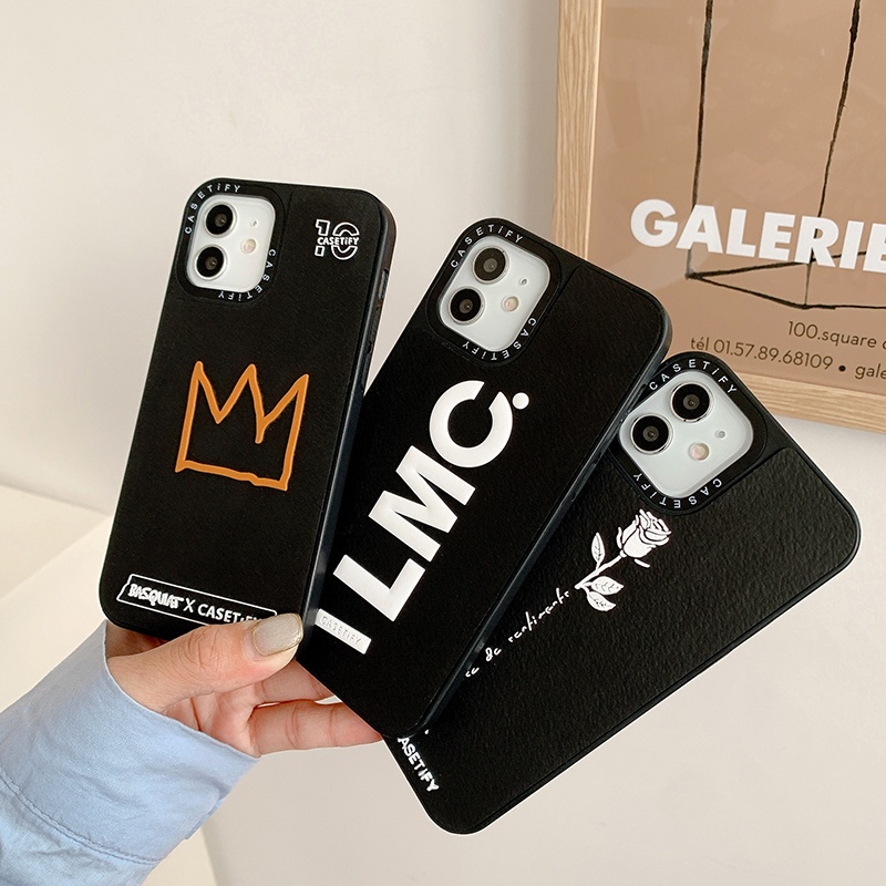 Ốp Điện Thoại Silicone 3d Cho iphone 15 pro max 14 plus 13 mini 12 promax 11 xr x xs max 7g 7 plus Se2020Lmc basquiat