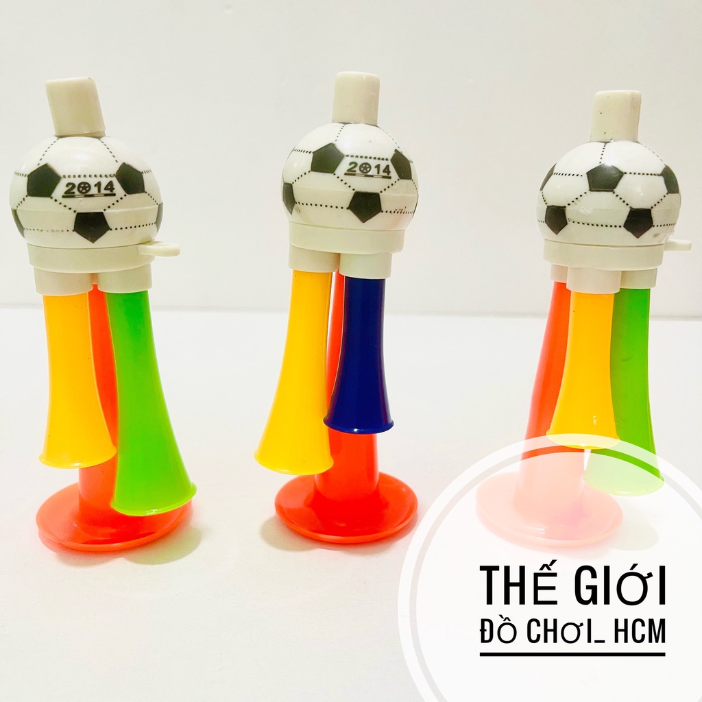 [RẺ ĐẸP] Đồ chơi trẻ em kèn bóng 3 đầu dành cho bé thích khám phá các loại nhạc cụ, âm nhạc, cổ vũ, cổ động bóng đá