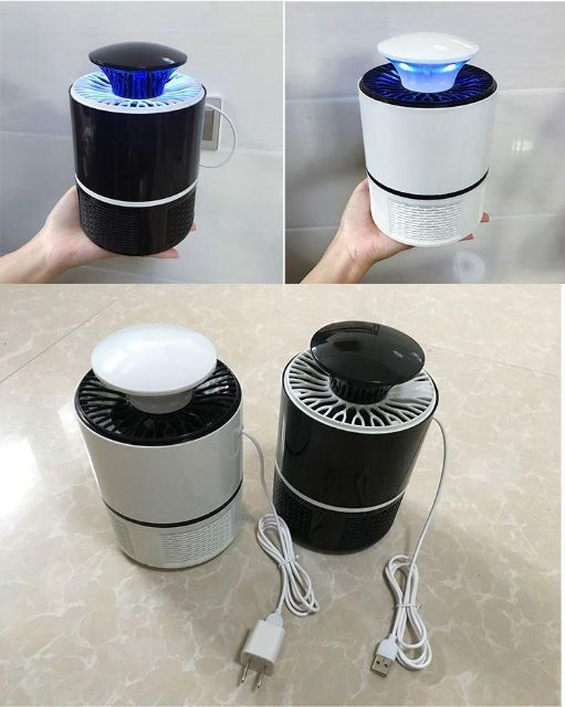 Đèn bắt muỗi usb hình trụ kiểu dáng hiện đại | Đèn bắt côn trùng