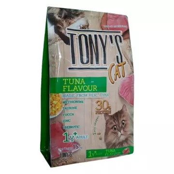 Hạt cho mèo Tony's Cat vị Cá Ngừ túi 500gr, Hạt cho mèo trưởng thành trên 1 tuổi