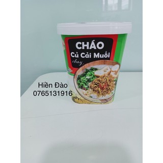 2 Cháo Củ Cải Muối Chay