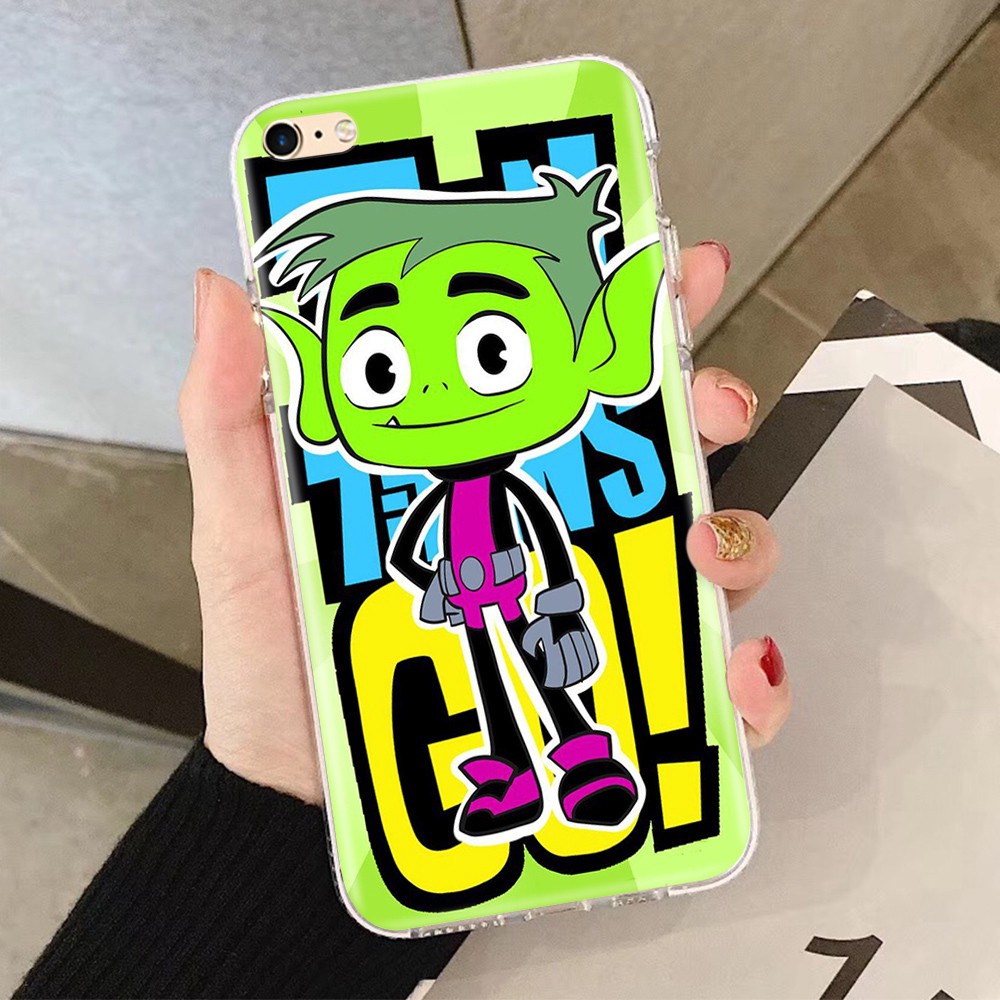 Ốp Điện Thoại Mềm Trong Suốt Họa Tiết Teen Titans Go 272gt Cho Motorola Moto G6 G4 G5 G5S Play Plus