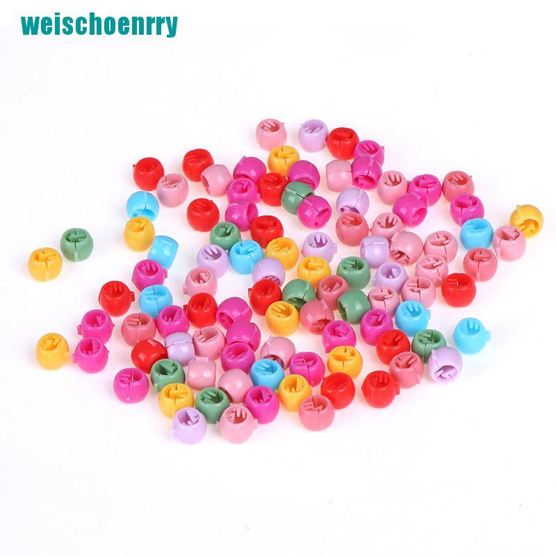 Rér●Set 100 Kẹp Tóc Mini Nhiều Màu Dễ Thương Cho Nữ