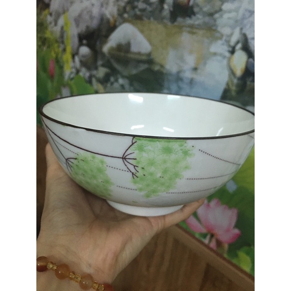 Bộ Bát Đĩa Bát Tràng  - Bộ Bát Đĩa Cao Cấp Xanh Lá