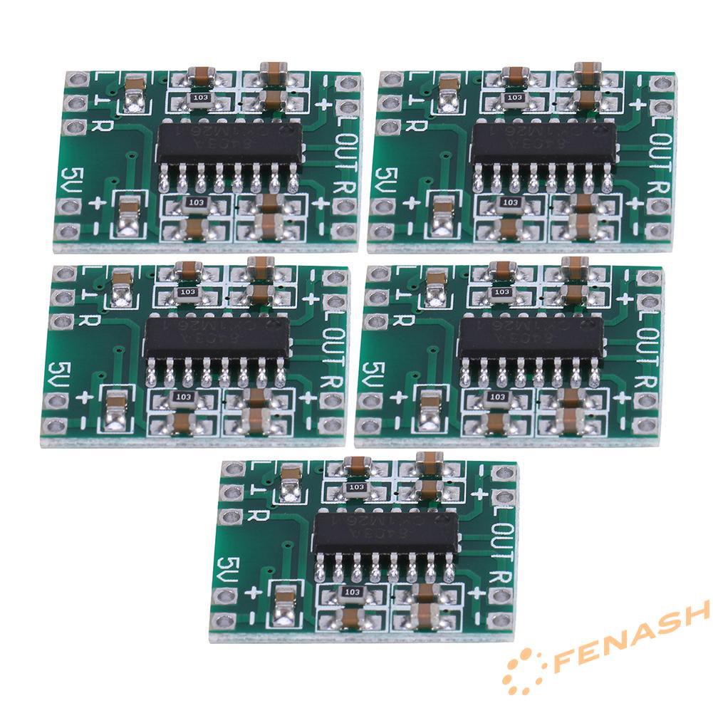 Fe 5/10pcs PAM8403 Mini Digital Amplifier Boards 2x3W Power Amplifier Modules