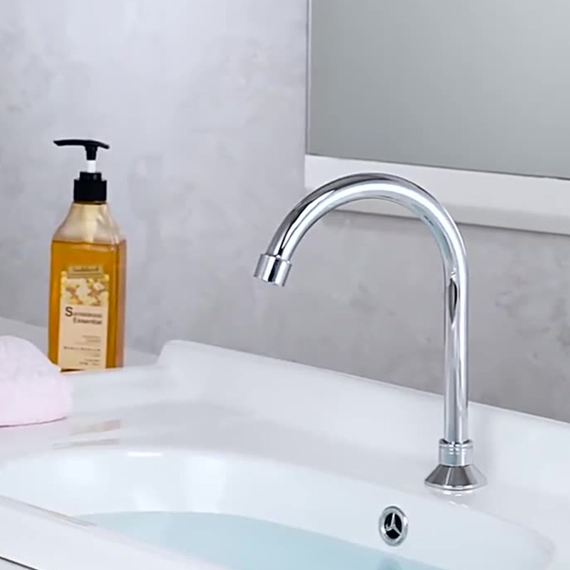 QQ Bàn Đạp Điều Khiển Gắn Van Bồn Rửa Bằng Thép Không Gỉ Tiện Dụng