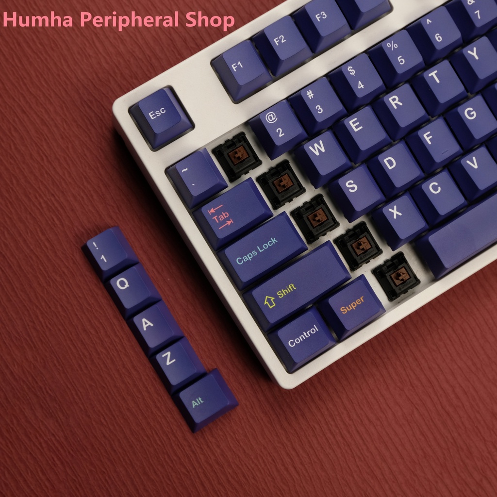 Bàn Phím Cơ Humha Serenity 138 Phím Chất Liệu PBT Nhuộm Màu Xinh Xắn