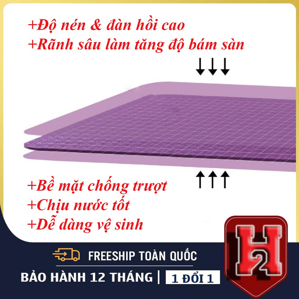 🌿Mua 2 Thảm Tặng 1 Túi🌿Thảm Tập Yoga Chống Trơn Khách Được Chọn Mẫu