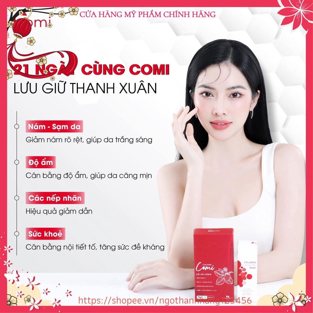 Collagen Comi Hút nám trắng da-Giá ưu đãi