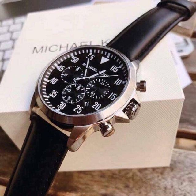 Đồng hồ nam Michael kors MK8362 dây da bò chạy 6 kim fullbox