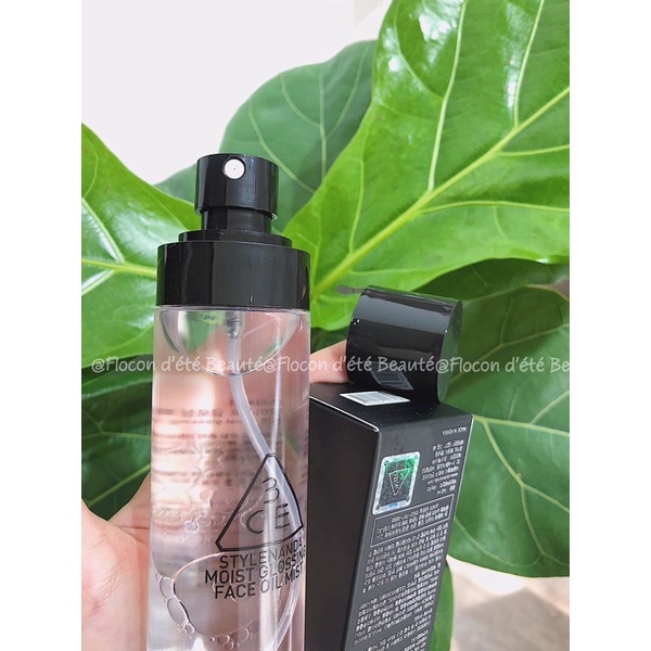 Xịt khoáng 3CE Moist Glossing Face Oil Mist