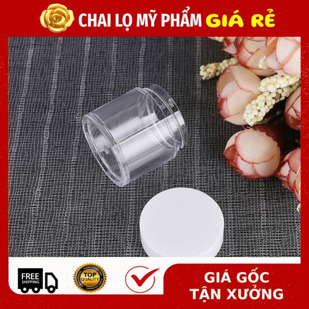 [RẺ VÔ ĐỊCH] [Combo 10sp] Hủ Đựng Kem ❤ Hủ nhựa chiết mỹ phẩm 10g thân cao đựng kem , phụ kiện du lịch