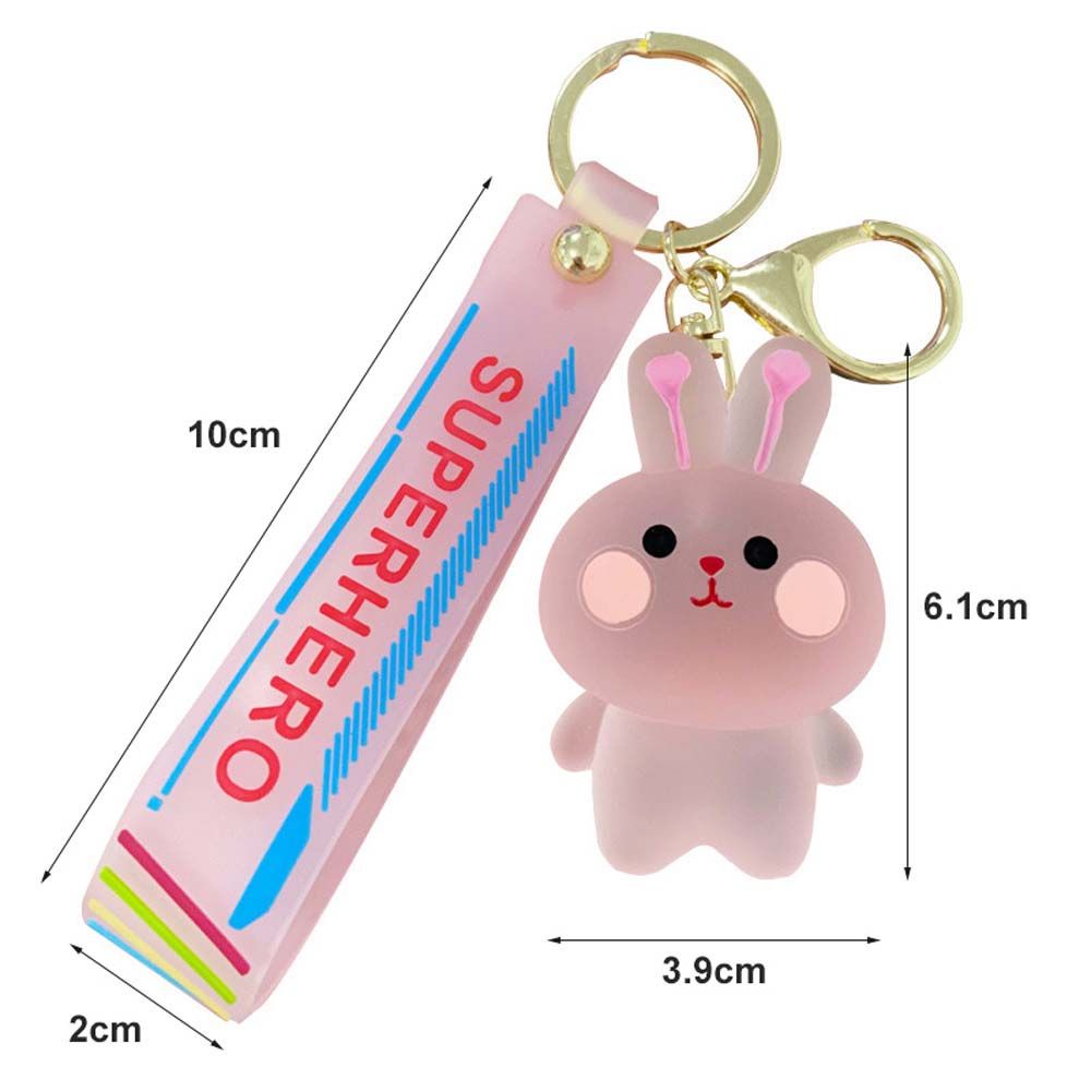 Móc Khóa Hình Động Vật Hoạt Hình Nhiều Màu Sắc Dễ Thương