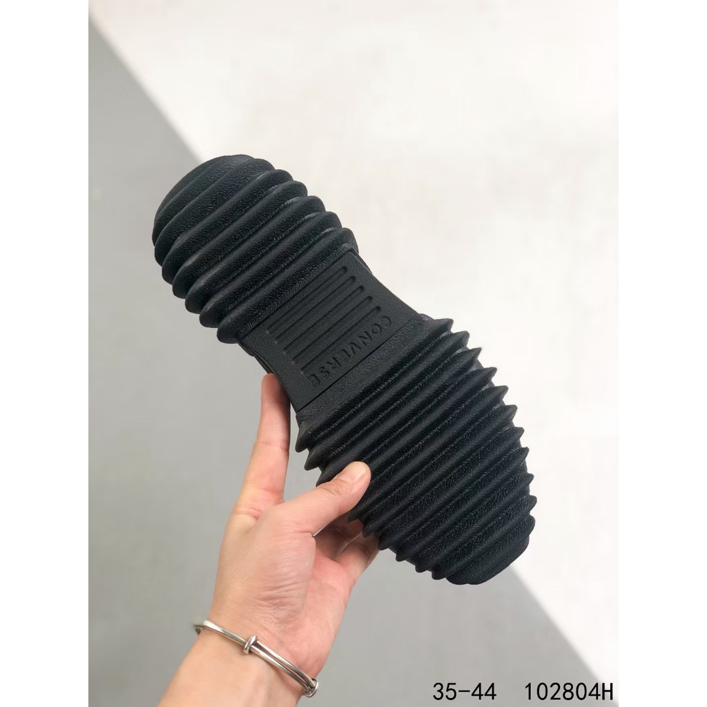 Giày Thể Thao Canvas Converse 6 Màu Đế Dày Tăng Chiều Cao Họa Tiết Sóng Chuyển Động Cho Nữ171545C