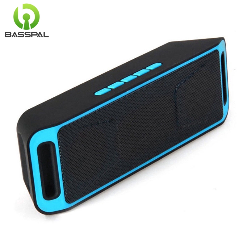 Loa Basspal SC208 không dây Bluetooth hỗ trợ nghe nhạc MP3 FM nhỏ gọn phù hợp sử dụng ngoài trời