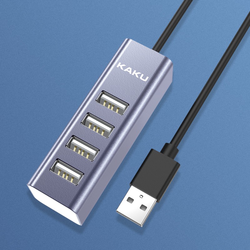 Bộ cổng chia USB gồm 4 cổng nhỏ gọn tiện lợi KSC 383 chính hãng KAKU