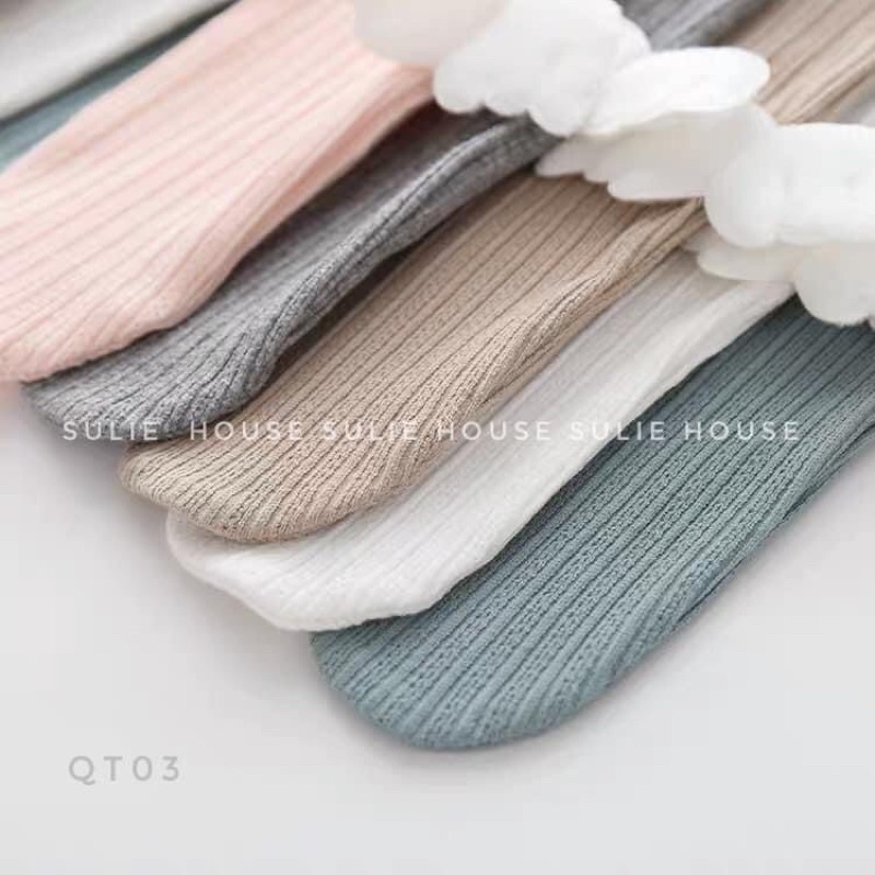 Quần tất len gân cao cấp cánh thiên thần cho bé - QT03