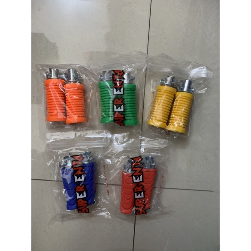 {FREE SHIP} Để chân cao su màu dành cho các loại xe số, nhiều màu sắc