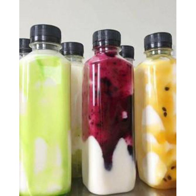 Combo 10 chai nhựa 330ml nắp đen