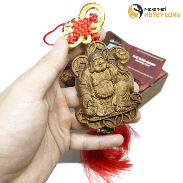 Dây Treo Xe Trầm Hương Phật Di Lặc Tài Lộc, Bình An, May Mắn