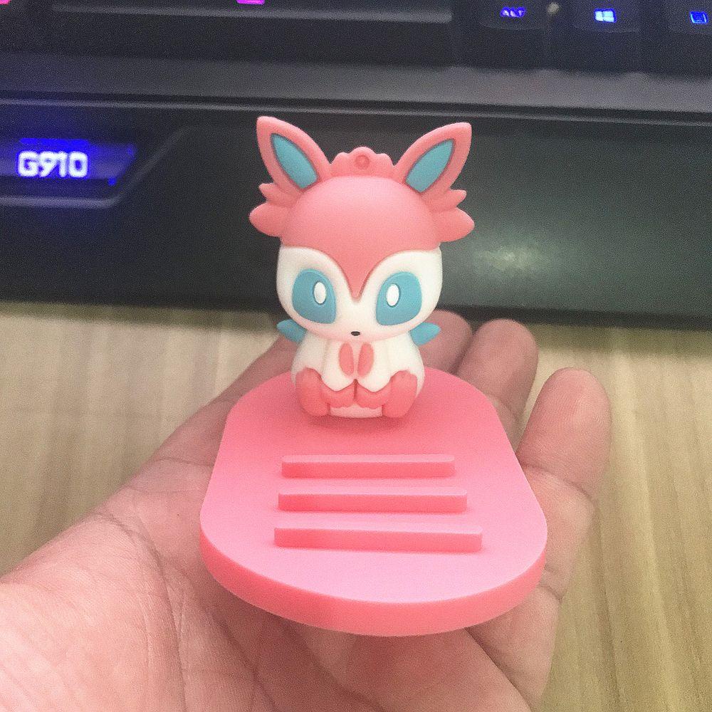 Giá Đỡ Điện Thoại Di Động Hình Pokemon Jolteon Vaporeon Action Eevee Eevee Family