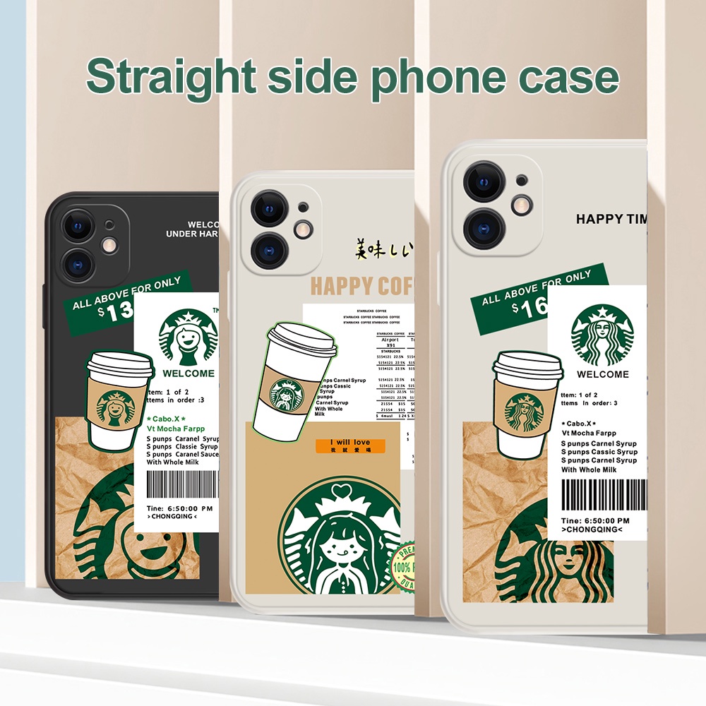 Ốp điện thoại dẻo họa tiết Starbuck H039 cho Xiaomi Redmi Note 10 Pro Max Redmi 9T 9 Pro 8 Pro 7 Pro Note 10S 9A