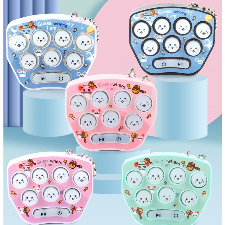 Đồ chơi ấn bong bóng SEA SUN TOYS dạng móc khóa bằng nhựa chống rơi trang trí chìa khóa/ balo cho bé