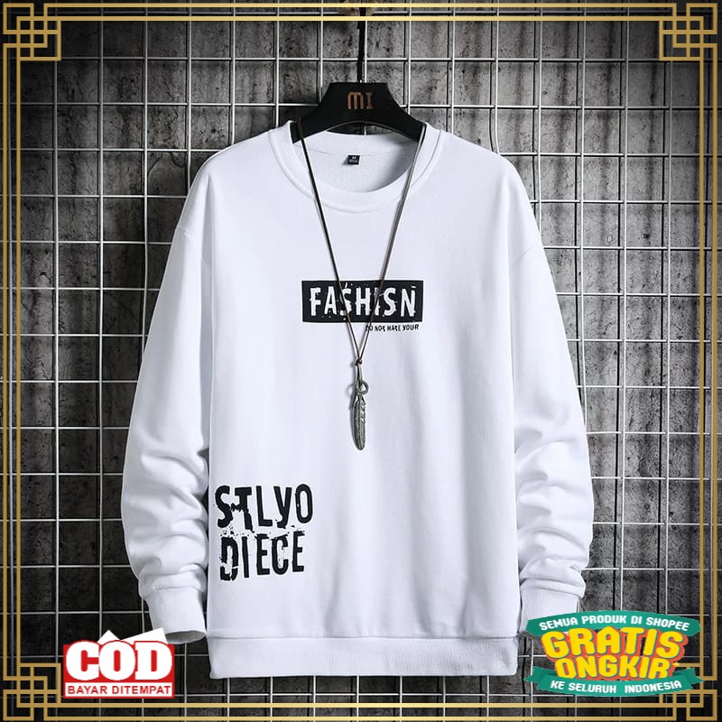 Áo Sweater Lông Cừu Cỡ Lớn Mẫu Recent Phong Cách Hàn Quốc Cho Nam Size M - XXL