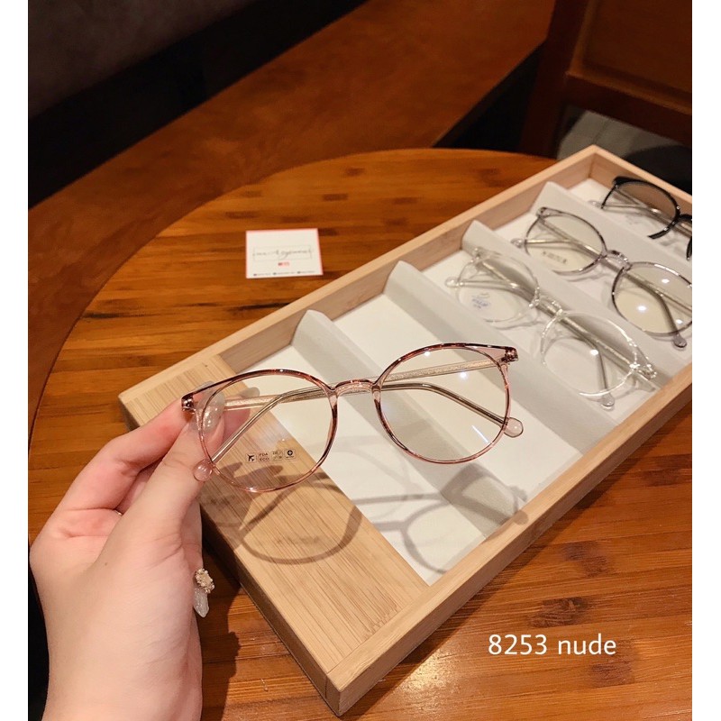 Gọng nhựa dẻo lõi kim loại dáng tròn siêu bền 8253 | BigBuy360 - bigbuy360.vn