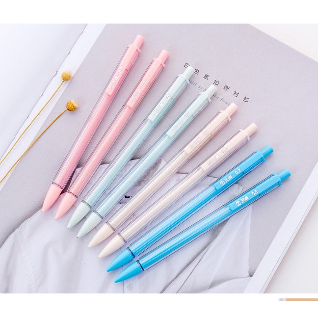 Bút chì bấm cơ học Muji thiết kế đơn giản sáng tạo tiện dụng SR035