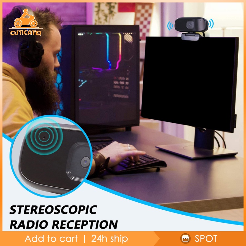 Webcam 720P kèm mic cho PC Laptop Tablet