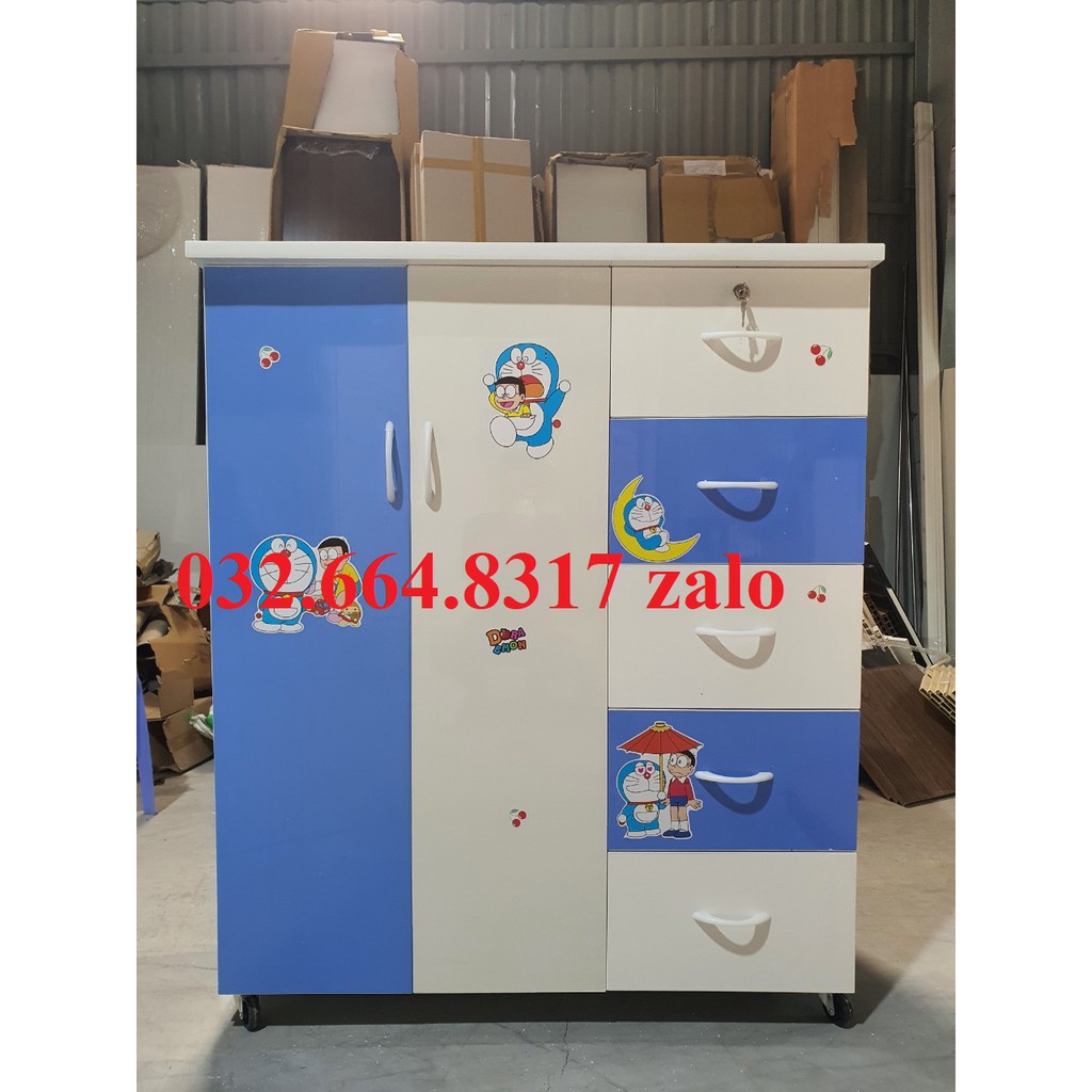 Tủ nhựa trẻ em 2 cánh 5 hộc tiện dụng