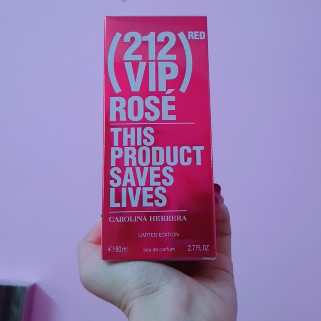 Nước Hoa Nữ Carolina Herrera VIP 212 Rose L.E Red EDP 80ML ( Phiên Bản Giới Hạn)