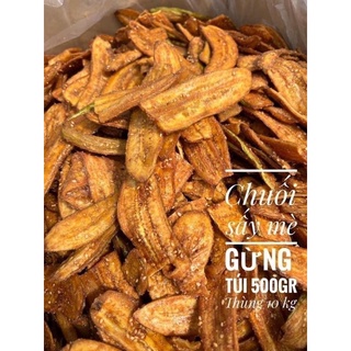 CHUỐI SẤY MÈ GỪNG GIÒN