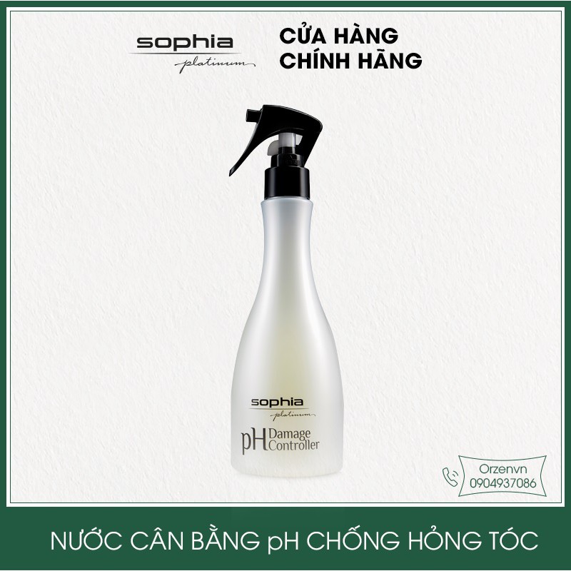 Nước cân bằng pH chống hỏng tóc Sophia Platinum pH Damage Controller 300ml