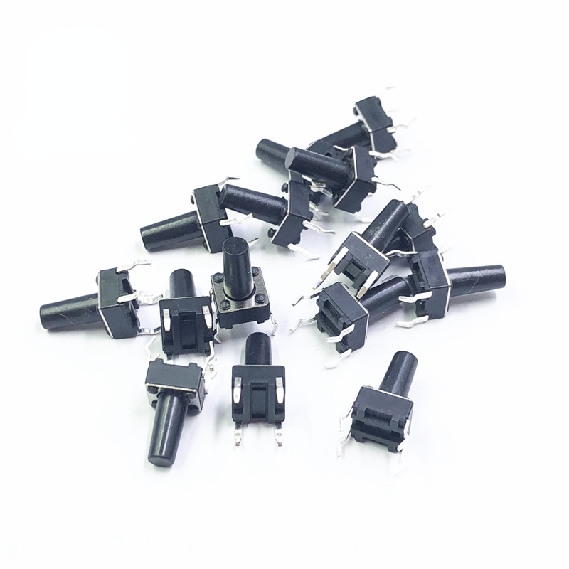 Set 1000 Công Tắc Nhấn 6X6 6*6*4.3/5/6/7/8/9/10/11/12/13mm DIP 4P Micro 6X6