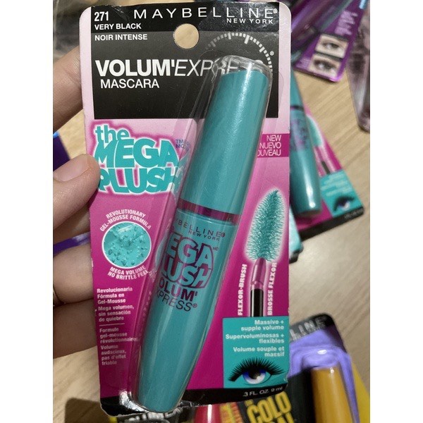 Maybeline New York MỸ - Mascara chuốt mi The Mega Plush Mascara 9ml