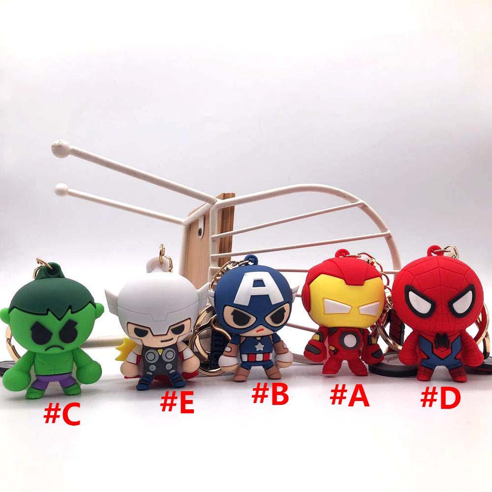 Mmluck Móc Khóa In Hình Thor Captain America Spiderman Marvel Avengers Dành Cho Trẻ Em