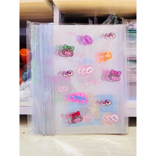 Bìa cây A4 hình thú cute - Bìa kẹp tài liệu A4 mẫu dễ thương