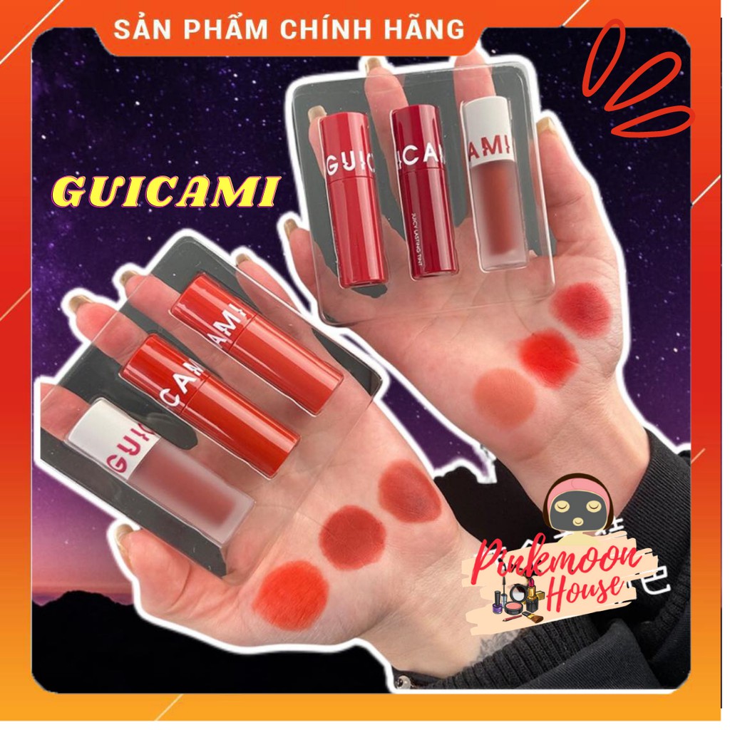 [NEW] ✨SET SON MATTE GUICAMI MINI SIÊU HOT TONE TRẦM - TONE SÁNG✨