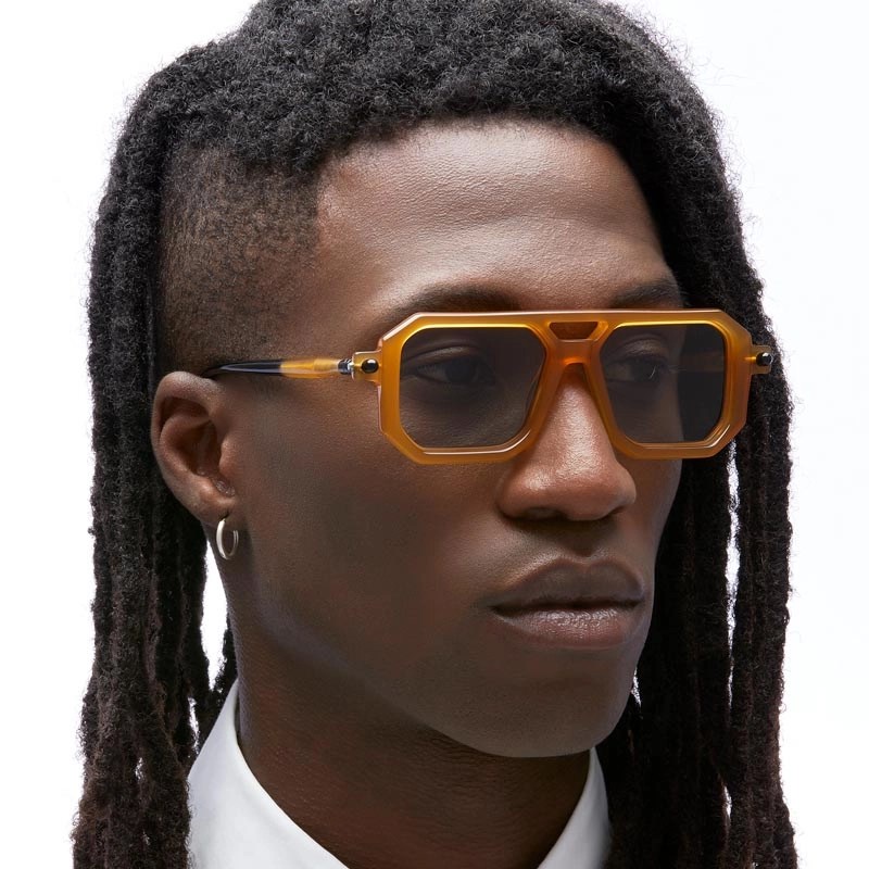 Kính Thời Trang Nam Nữ Kuboraum Mask P8 Mắt Vuông Hàn Quốc