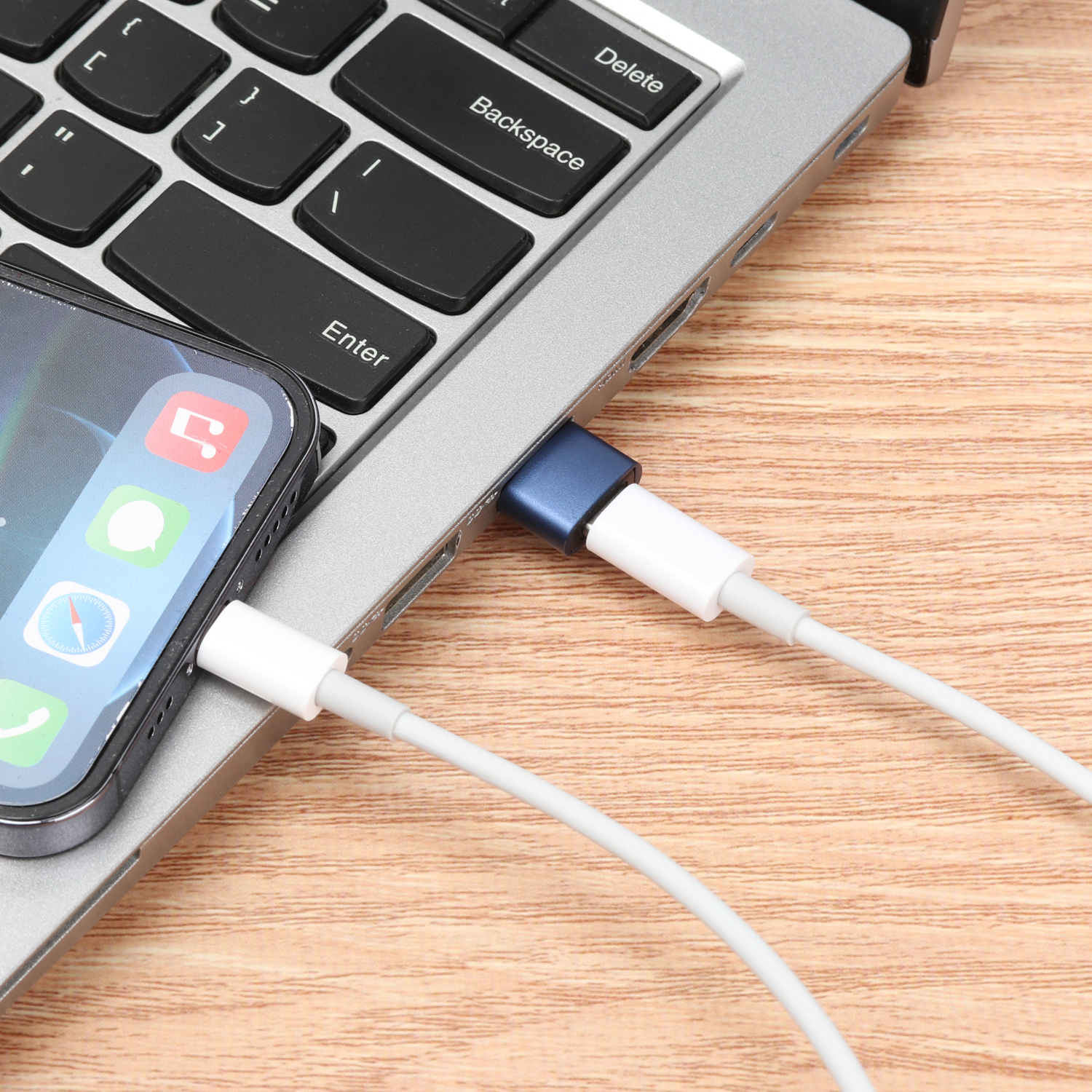 (Hàng Mới Về) Set 6 Đầu Chuyển Đổi Từ Giác Cắm Usb-C Sang Cổng Usb